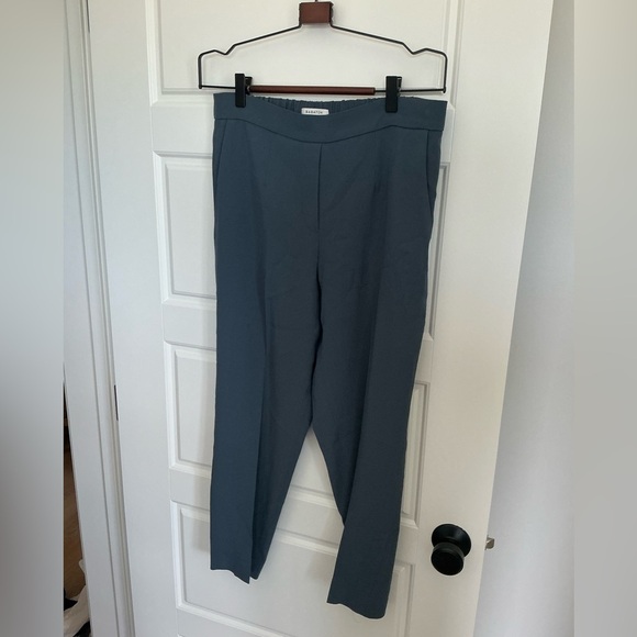 Babaton Blue Straight Leg Conan Pants Iron Blue - Picture 1 of 3
